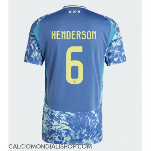 Maglie da calcio Ajax Jordan Henderson #6 Seconda Maglia 2024-25 Manica Corta